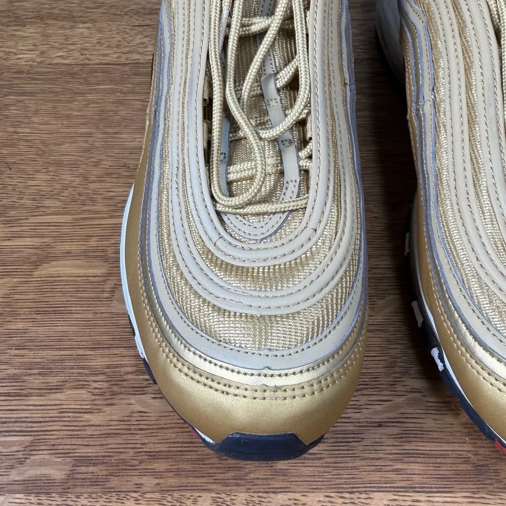 Nike Air Max 97 OG Metallic Gold 2023 DM0028-700 Men's Size 11 Shoes Sneakers